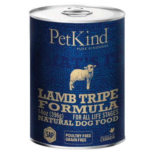 Petkind Lamb & Lamb Tripe Formula (Single Animal Protein)